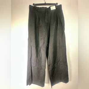Abercrombie & Fitch Linen Wide Leg Pants